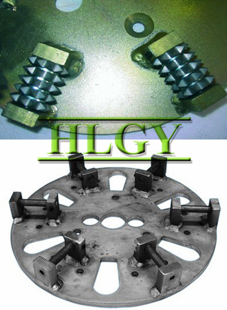 Milling segment disc for Omega