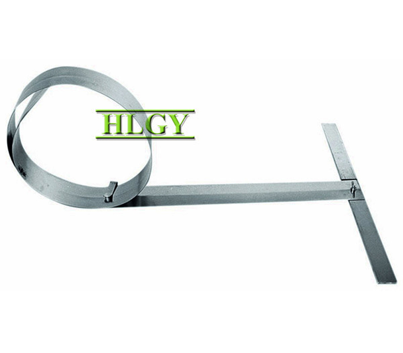 Flexible steel straight edge with T stop