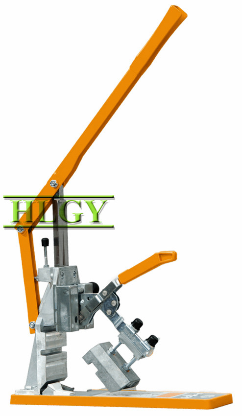 Skirting board punching machine