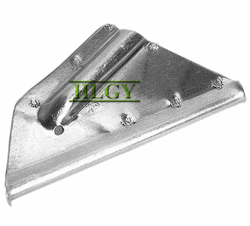 Quick welding nozzle For elastic wall coverings