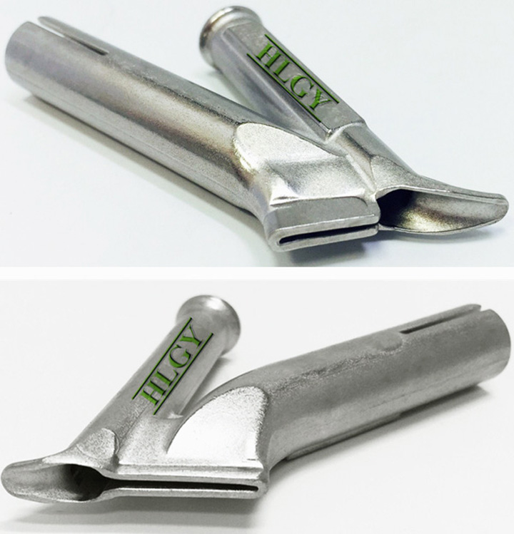 Quick welding nozzle for polyolefine